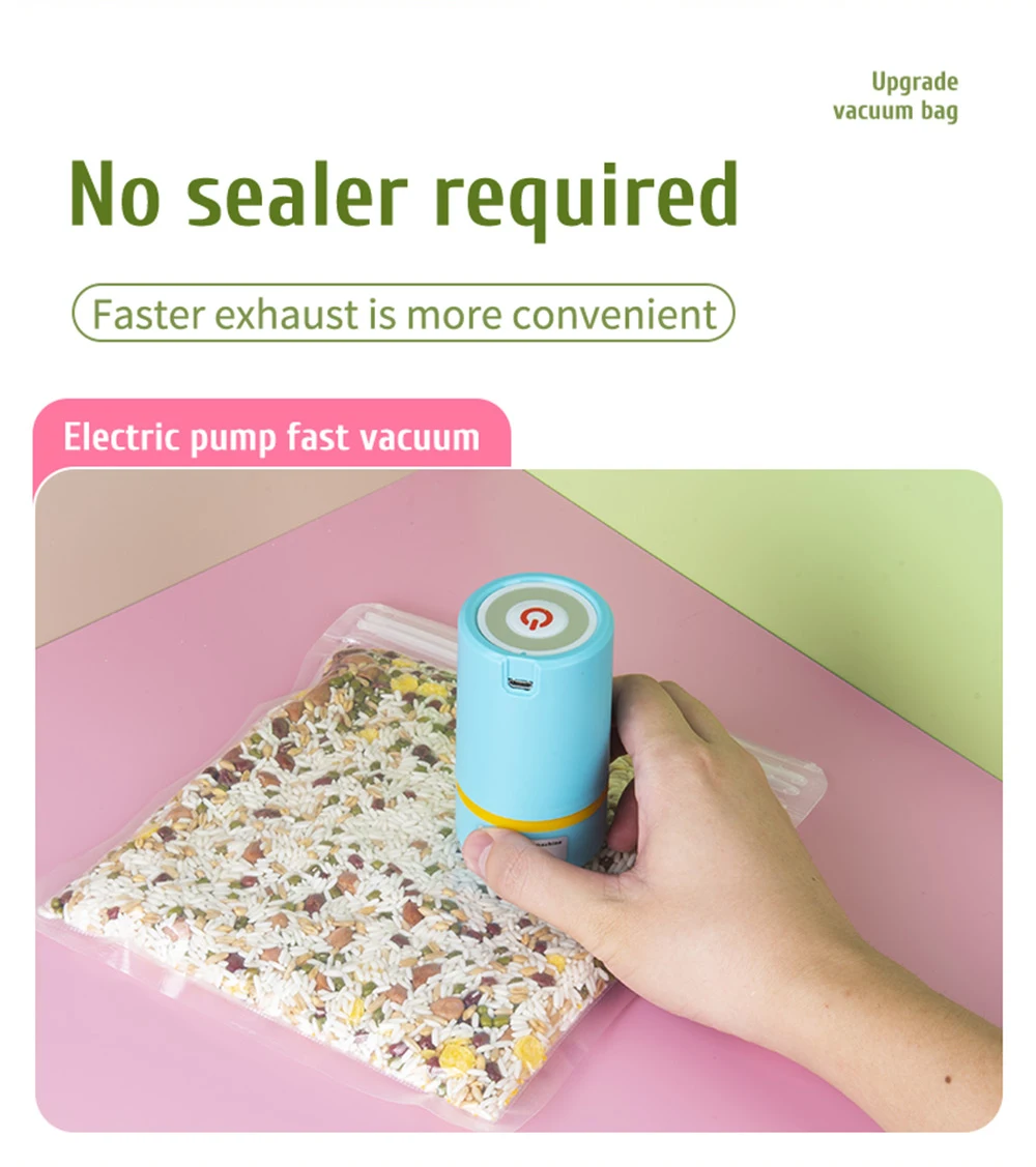 Andiona Smart-Vacuum System | Elektrische Akku-Pumpe & Frischebeutel | BPA-FREI