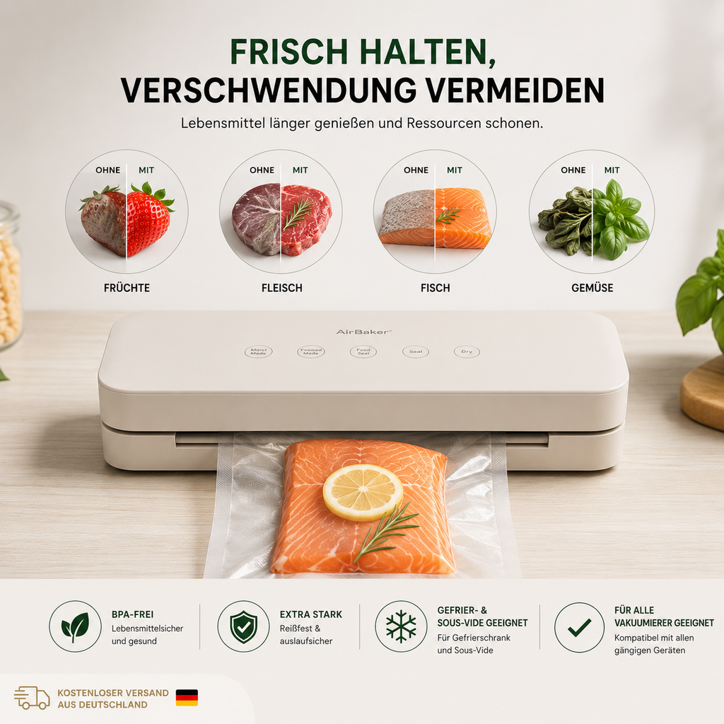 Andiona Fresh System™ – Vakuumsystem & Folien Set