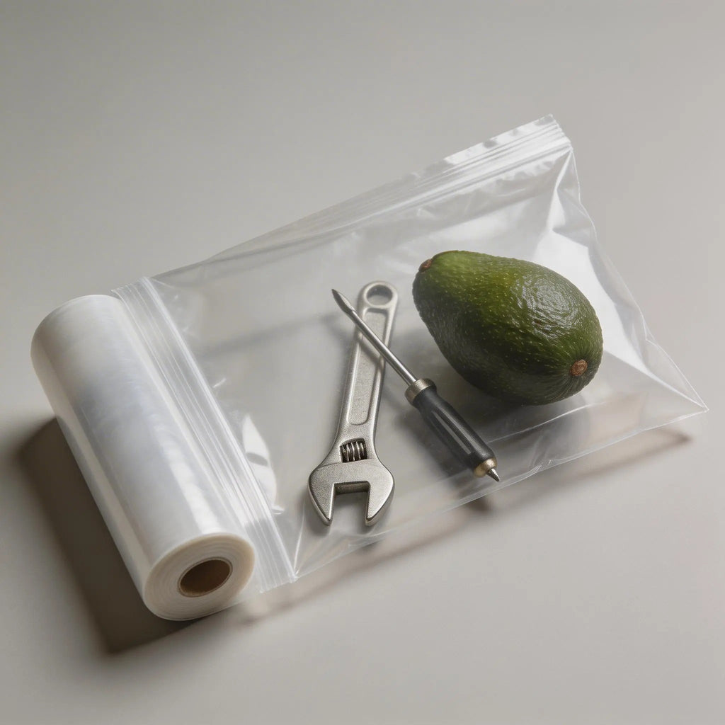 4 Stück Vakuumierfolie Rolle 25cm x 500cm – Strukturierte Vakuumierbeutel Folie für Sous-Vide & Lebensmittelaufbewahrung – Reißfest, BPA-frei, Kompatibel mit allen Vakuumiergeräten