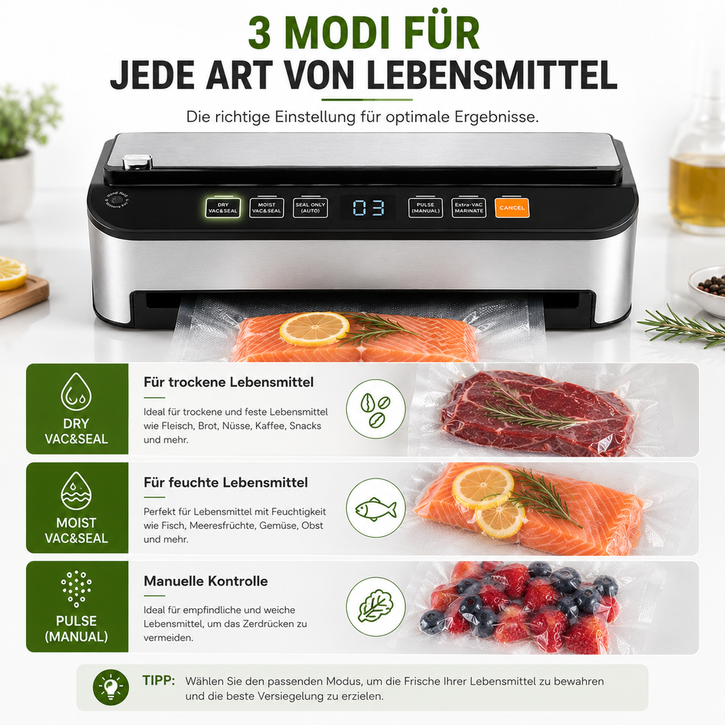 Andiona Premium VS6685H – Dry, Moist und Pulse